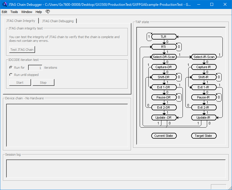 JTAG Chain Debugger